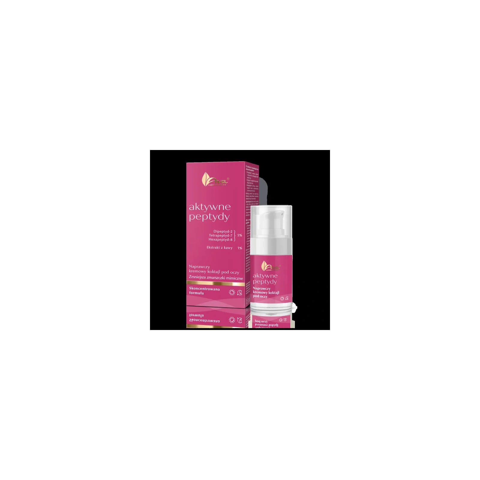 AVA Aktywne Peptydy naprawczy kremowy koktajl pod oczy 15ml