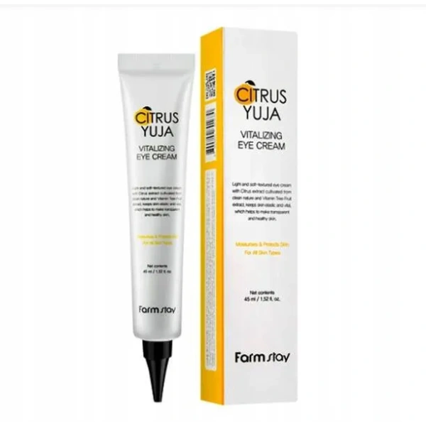 FARMSTAY Citrus Yuja krem pod oczy rewitalizujący 45ml 