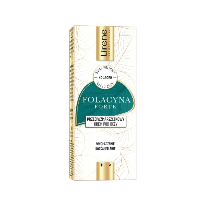 LIRENE Folacyna Forte krem pod oczy przeciwzmarszczkowy 15ml 