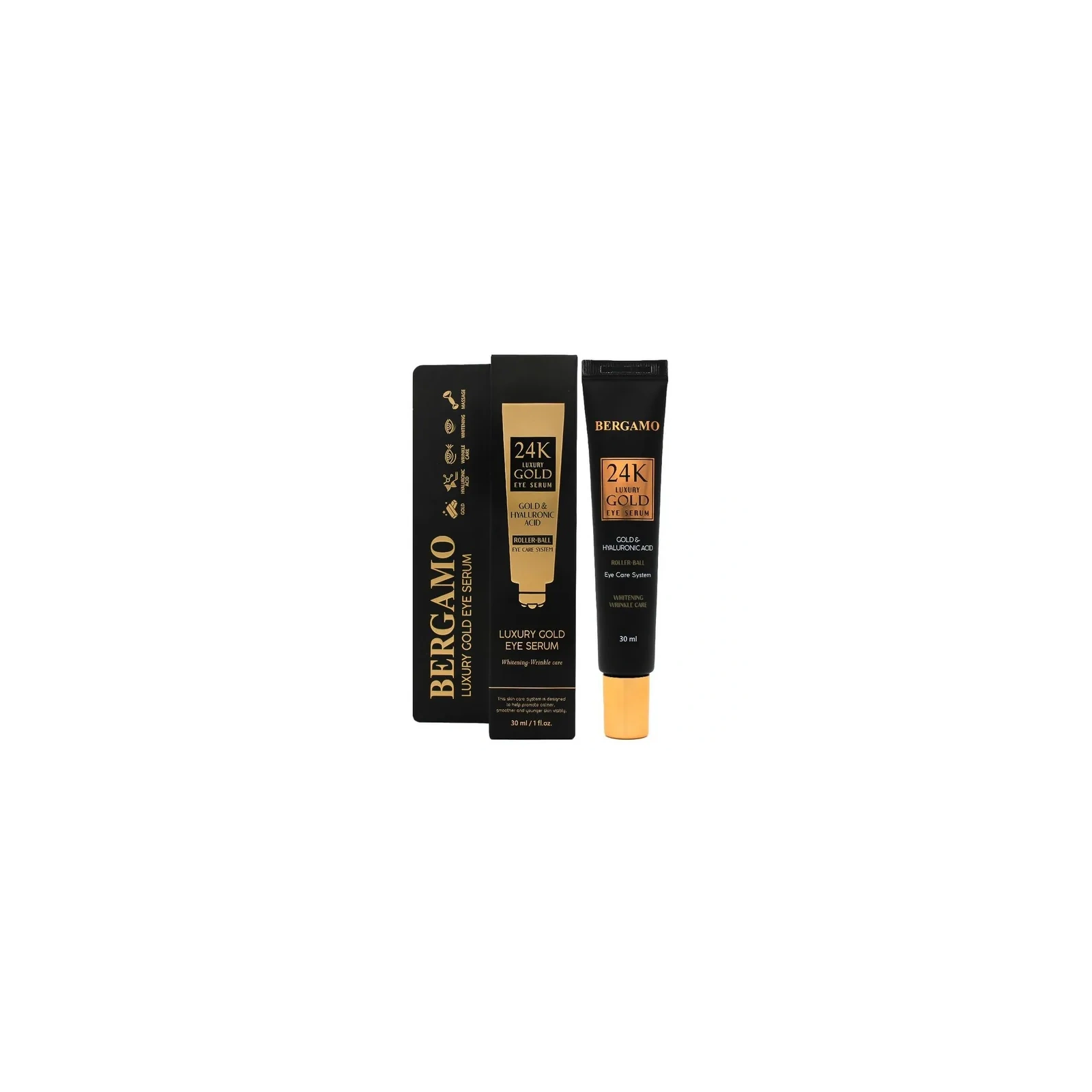 BERGAMO 24k Luxury Gold serum pod oczy przeciwzmarszczkowe 60szt 