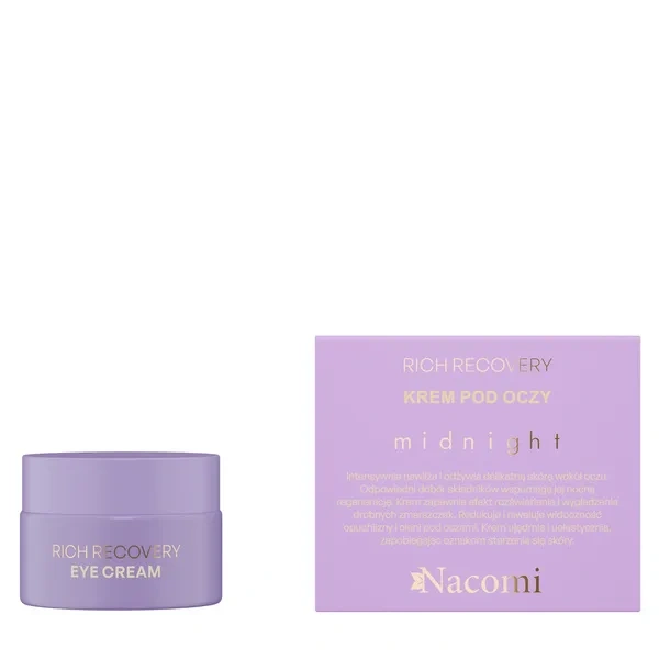 NACOMI Rich Recovery Midnight krem pod oczy bogaty regenerujący 15ml 