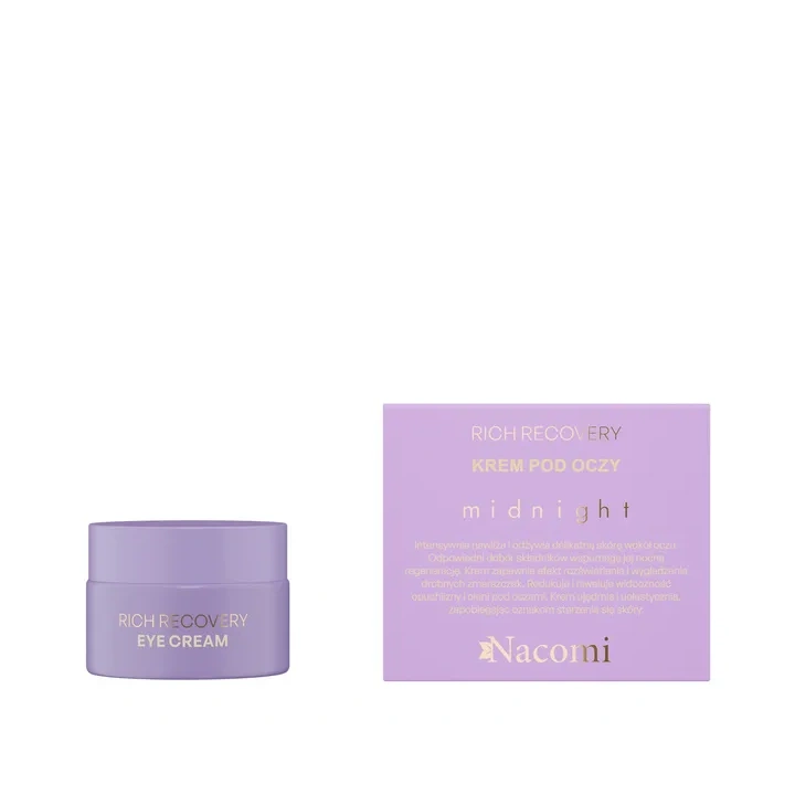 NACOMI Rich Recovery Midnight krem pod oczy bogaty regenerujący 15ml 