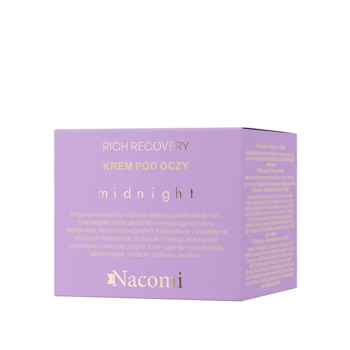 NACOMI Rich Recovery Midnight krem pod oczy bogaty regenerujący 15ml 