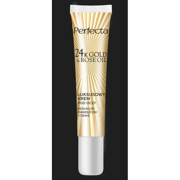 DAX Perfecta 24k Gold & Rose Oil krem pod oczy przeciwzmarszczkowy 15ml 