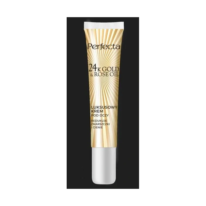 DAX Perfecta 24k Gold & Rose Oil krem pod oczy przeciwzmarszczkowy 15ml 