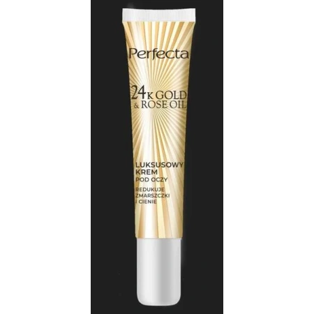 DAX Perfecta 24k Gold & Rose Oil krem pod oczy przeciwzmarszczkowy 15ml 