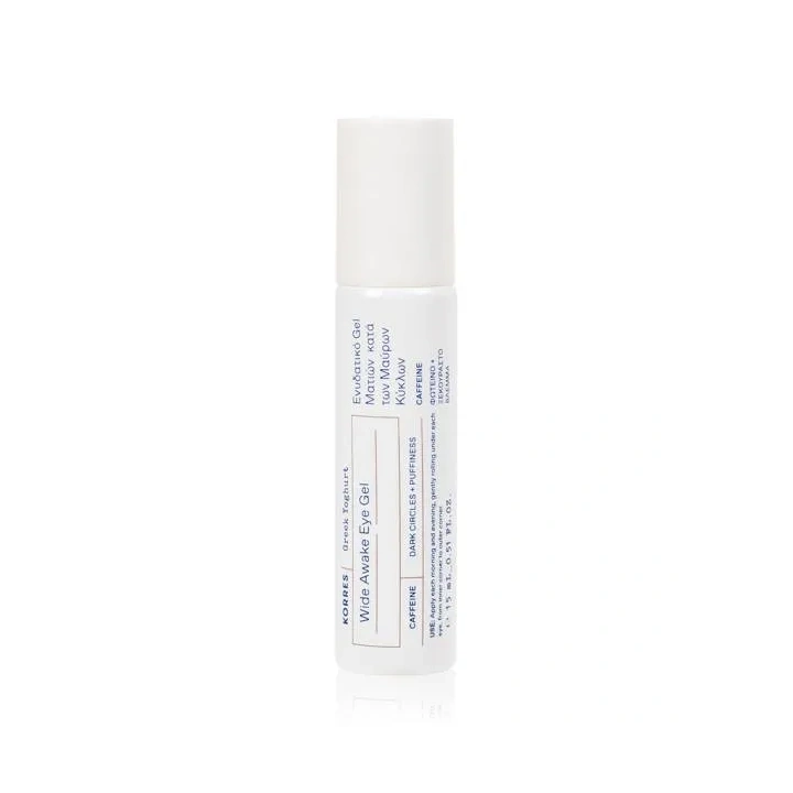 KORRES Greek Yoghurt żel pod oczy z kofeiną 15ml + KOSMETYCZKA
