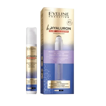 EVELINE Bio Hyaluron 3X Retinol System żel pod oczy 15ml