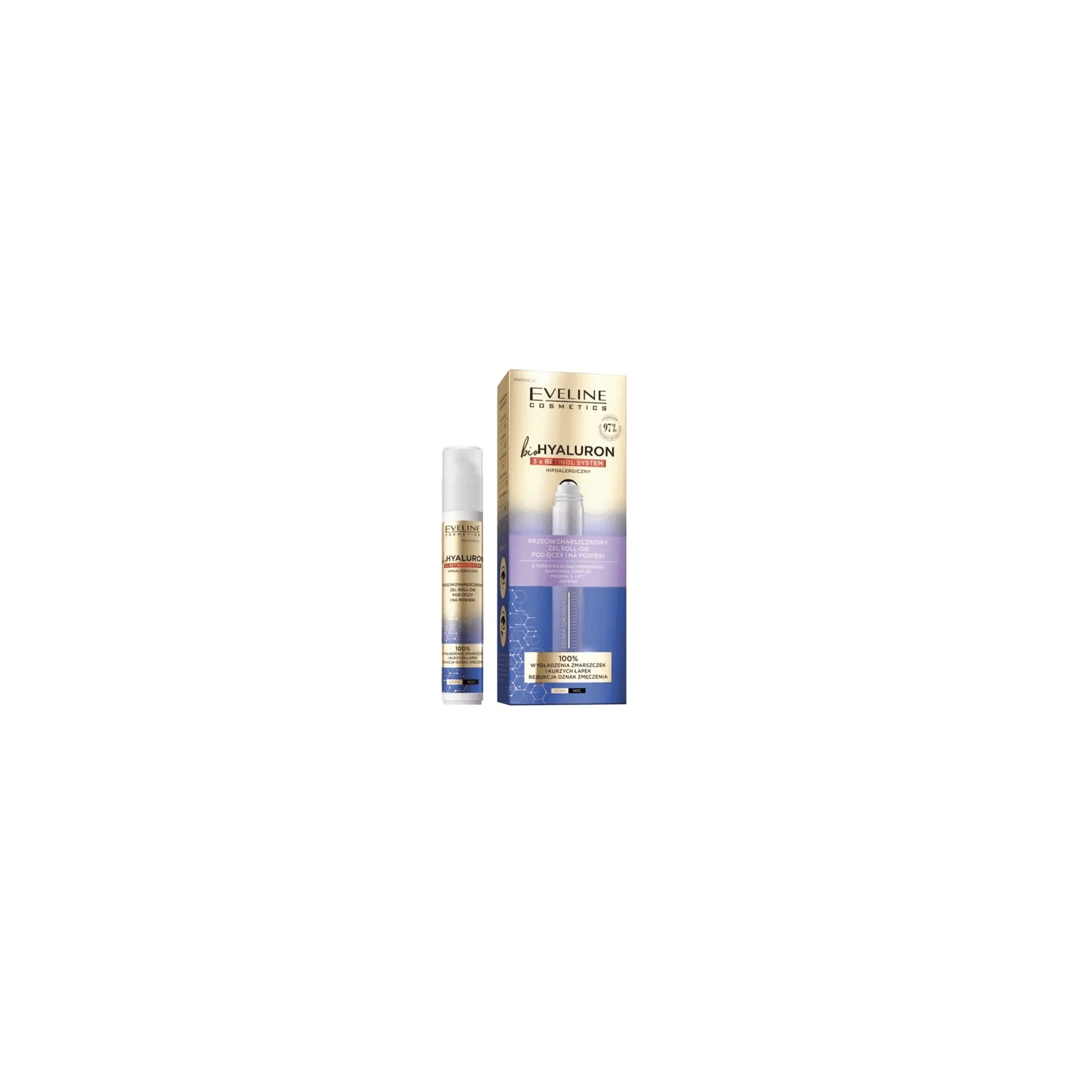 EVELINE Bio Hyaluron 3X Retinol System żel pod oczy 15ml