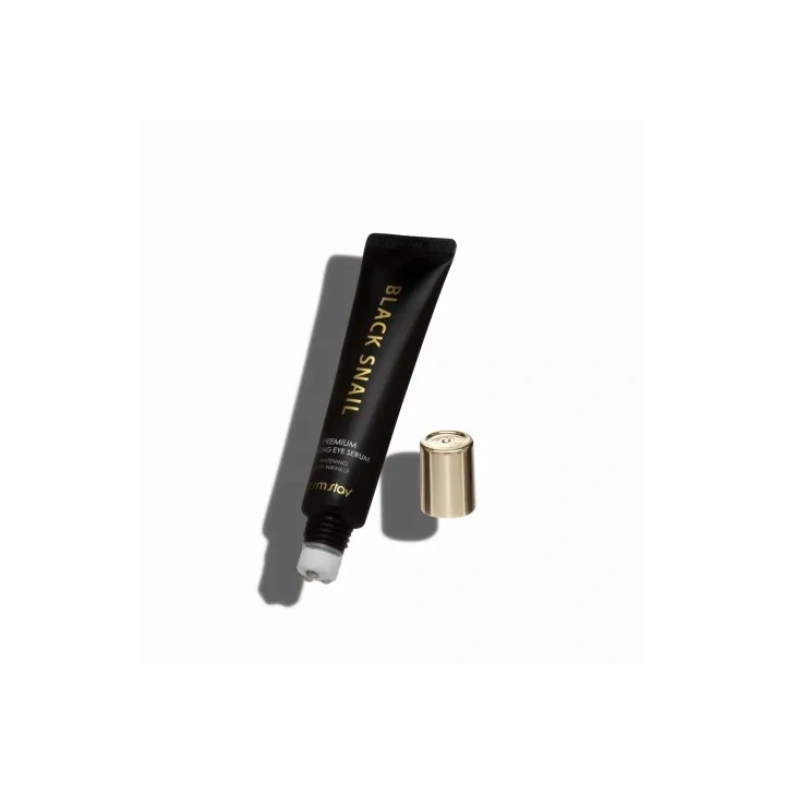 FARMSTAY Black Snail Rolling Eye serum pod oczy z kulką rolującą 25ml