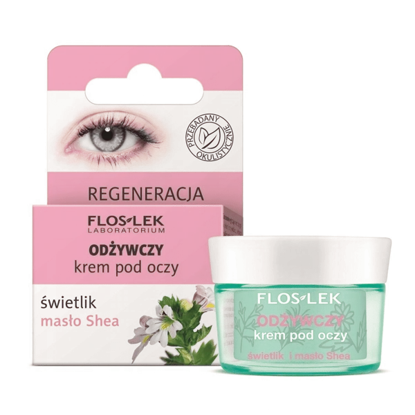 FLOSLEK Krem pod oczy Świetlik i Masło Shea 15ml