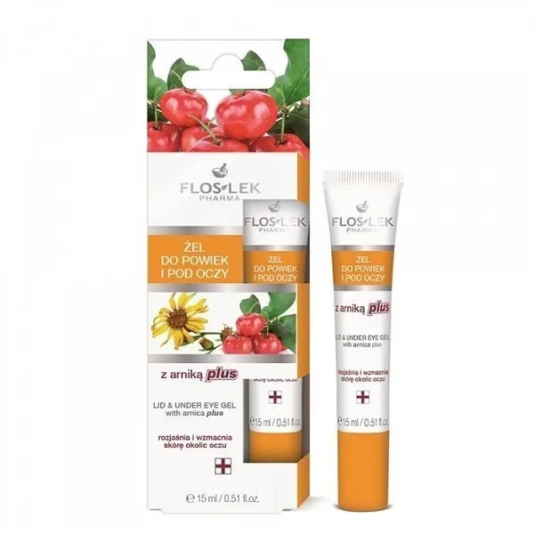 FlosLek FLOSLEK Pharma żel do powiek i pod oczy rozjaśniający 15ml — Inhaltsstoffe i ocena