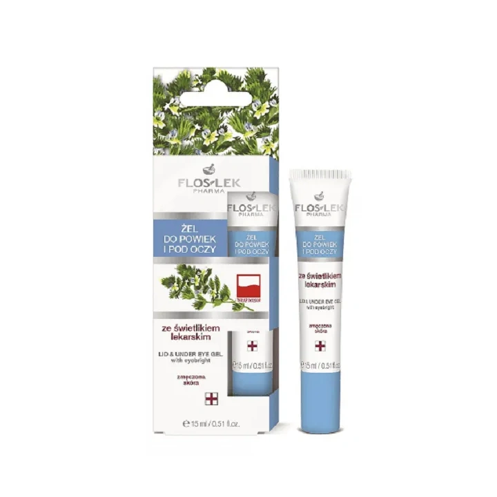 FLOSLEK Pharma żel do powiek i pod oczy nawilżający 15ml