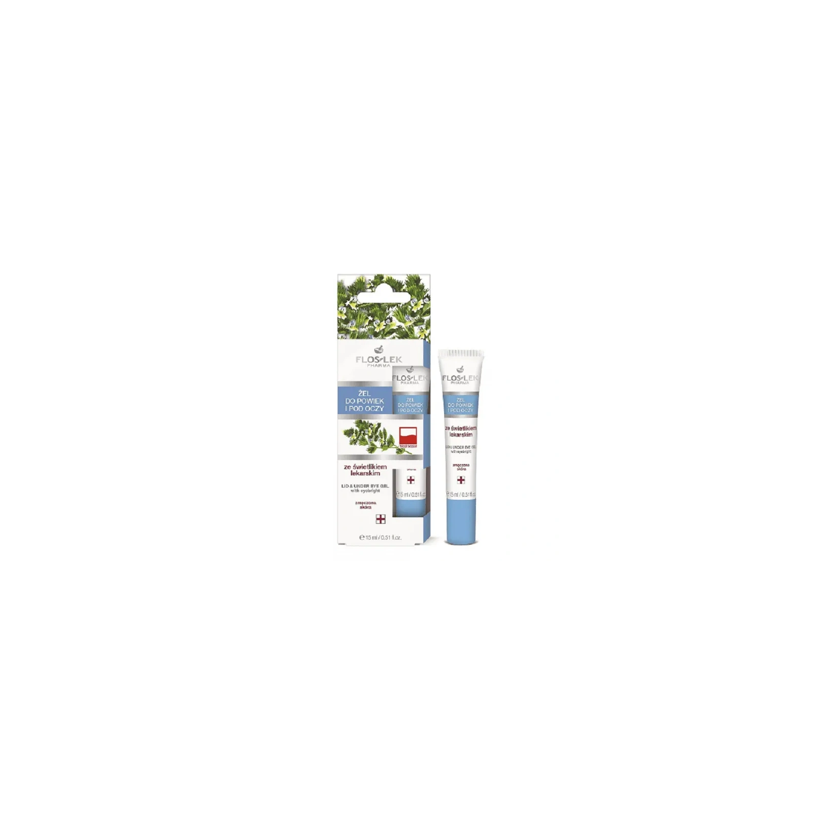 FLOSLEK Pharma żel do powiek i pod oczy nawilżający 15ml