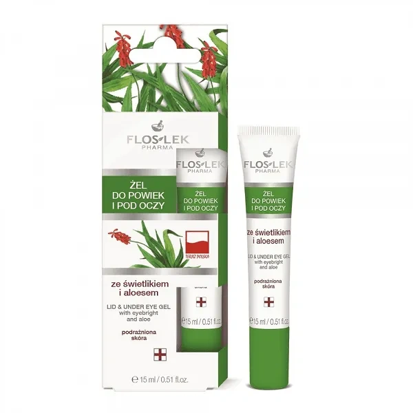 FlosLek FLOSLEK Pharma żel do powiek i pod oczy łagodzący 15ml — Inhaltsstoffe i ocena