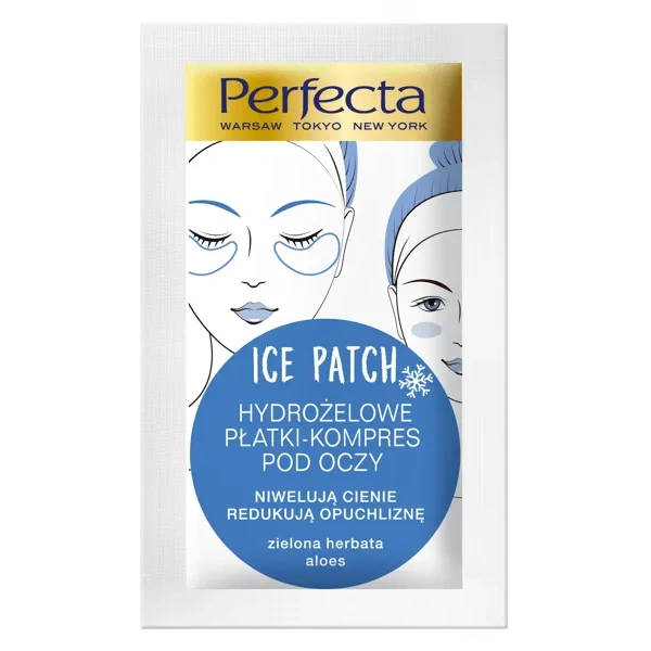DAX Perfecta Ice Patch hydrożelowe płatki-kompres pod oczy 2szt 