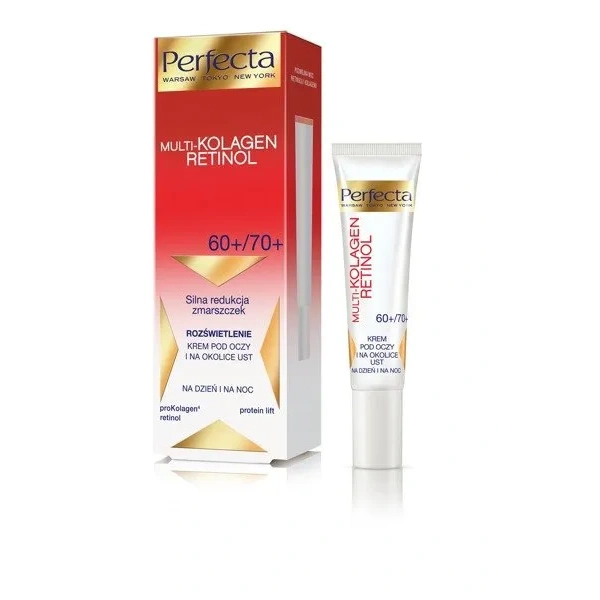 DAX Perfecta Multi-Kolagen Retinol 60+/70+ krem pod oczy i na okolice ust 15ml
