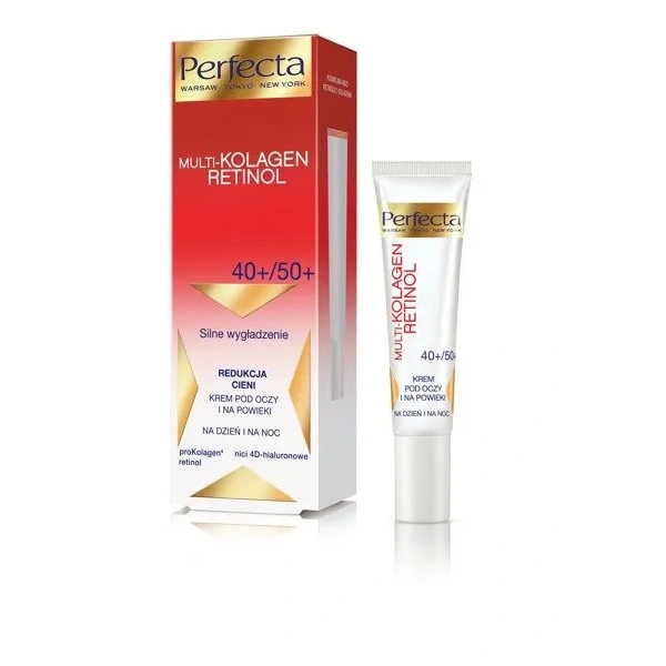 DAX Perfecta Multi-Kolagen Retinol 40+/50+ krem pod oczy i na powieki 15ml