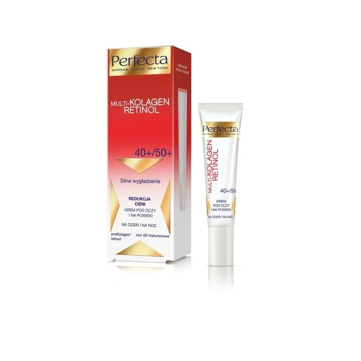 DAX Perfecta Multi-Kolagen Retinol 40+/50+ krem pod oczy i na powieki 15ml