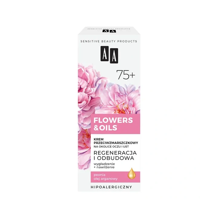 AA Flowers & Oils krem pod oczy regenerujący 75+ 15ml