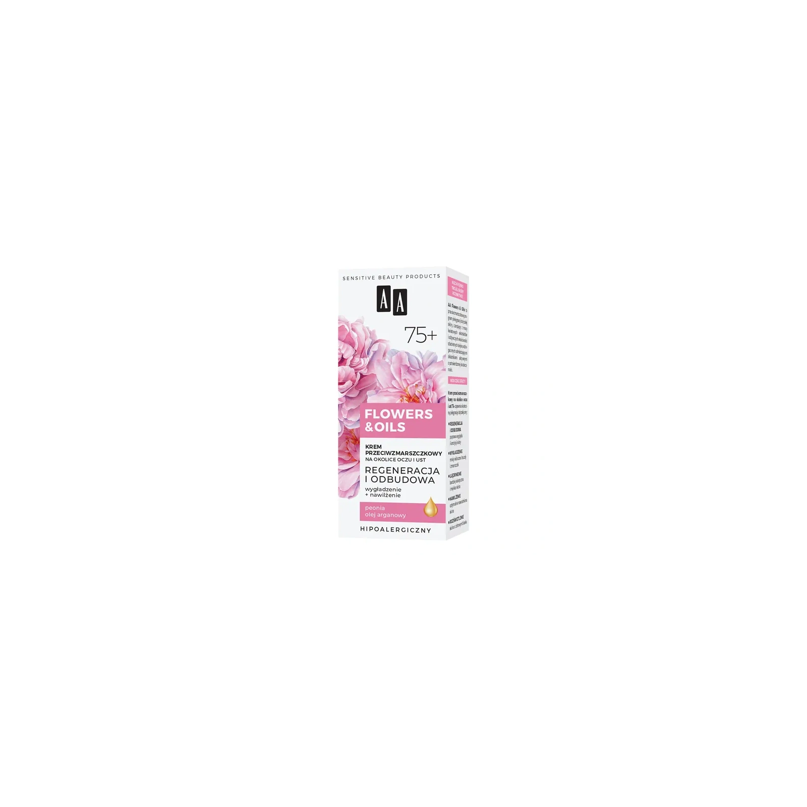 AA Flowers & Oils krem pod oczy regenerujący 75+ 15ml