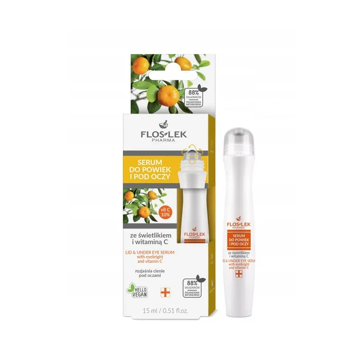 FLOSLEK serum pod oczy Świetlik I Witamina C 15ml