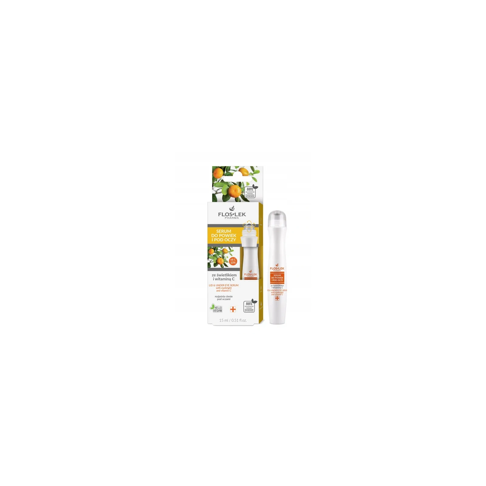 FLOSLEK serum pod oczy Świetlik I Witamina C 15ml