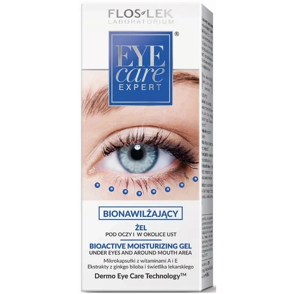 FlosLek FLOSLEK Eye Care żel pod oczy bionawilżający Z Mikrokapsułkami 30ml