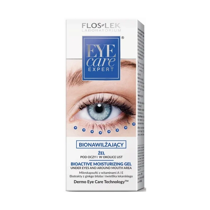 FLOSLEK Eye Care żel pod oczy bionawilżający Z Mikrokapsułkami 30ml