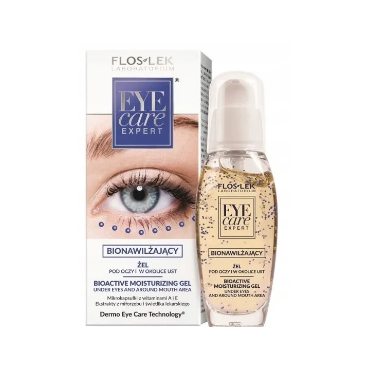 FLOSLEK Eye Care żel pod oczy bionawilżający Z Mikrokapsułkami 30ml