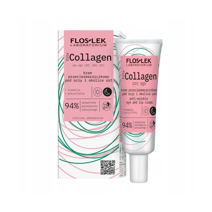 FLOSLEK Fito Collagen krem pod oczy przeciwzmarszczkowy Pro Age 30ml