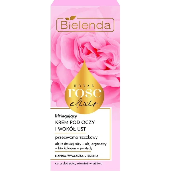 BIELENDA Royal Rose Elixir krem pod oczy liftingujący 15ml