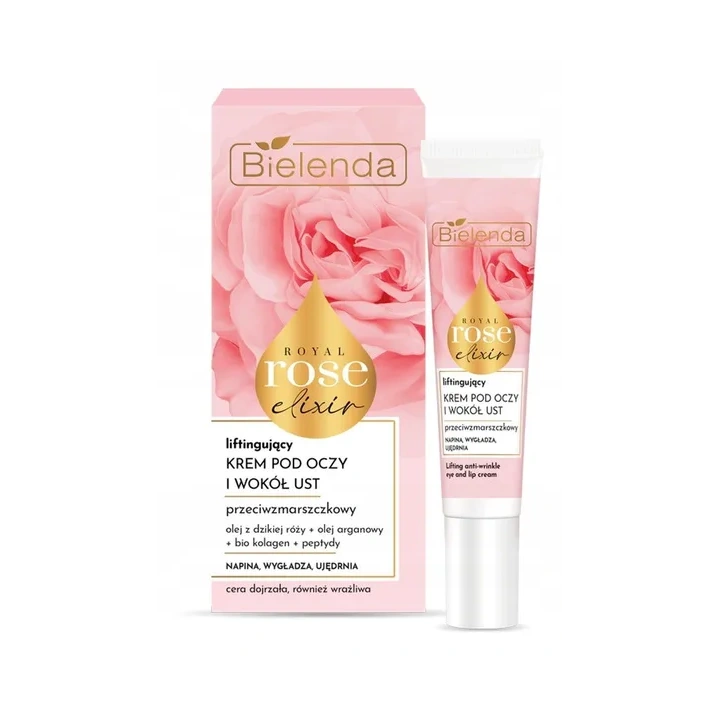 BIELENDA Royal Rose Elixir krem pod oczy liftingujący 15ml