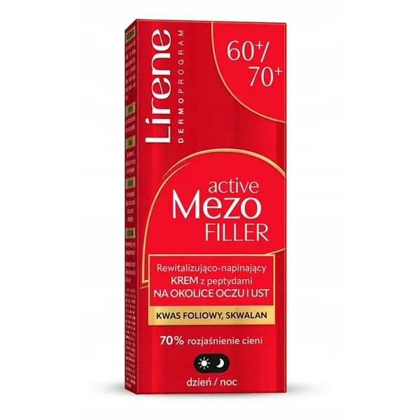LIRENE Peptydy rewitalizująco-napinający krem pod oczy i okolice ust 15ml