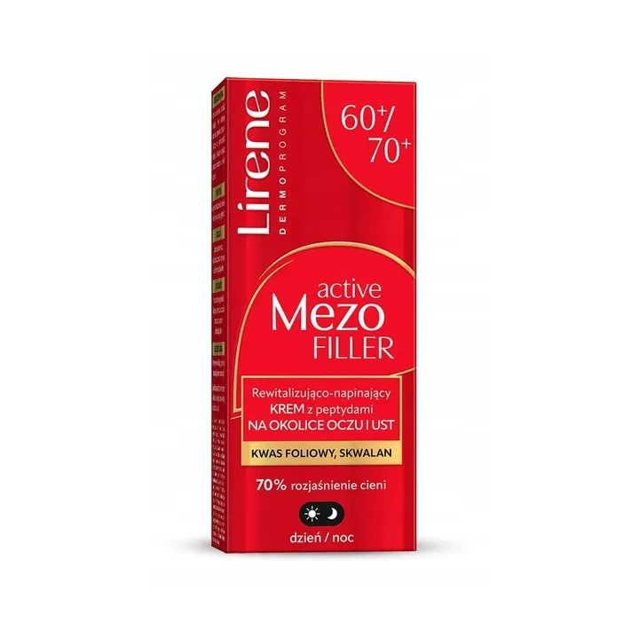 LIRENE Peptydy rewitalizująco-napinający krem pod oczy i okolice ust 15ml