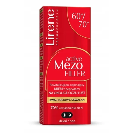 LIRENE Peptydy rewitalizująco-napinający krem pod oczy i okolice ust 15ml