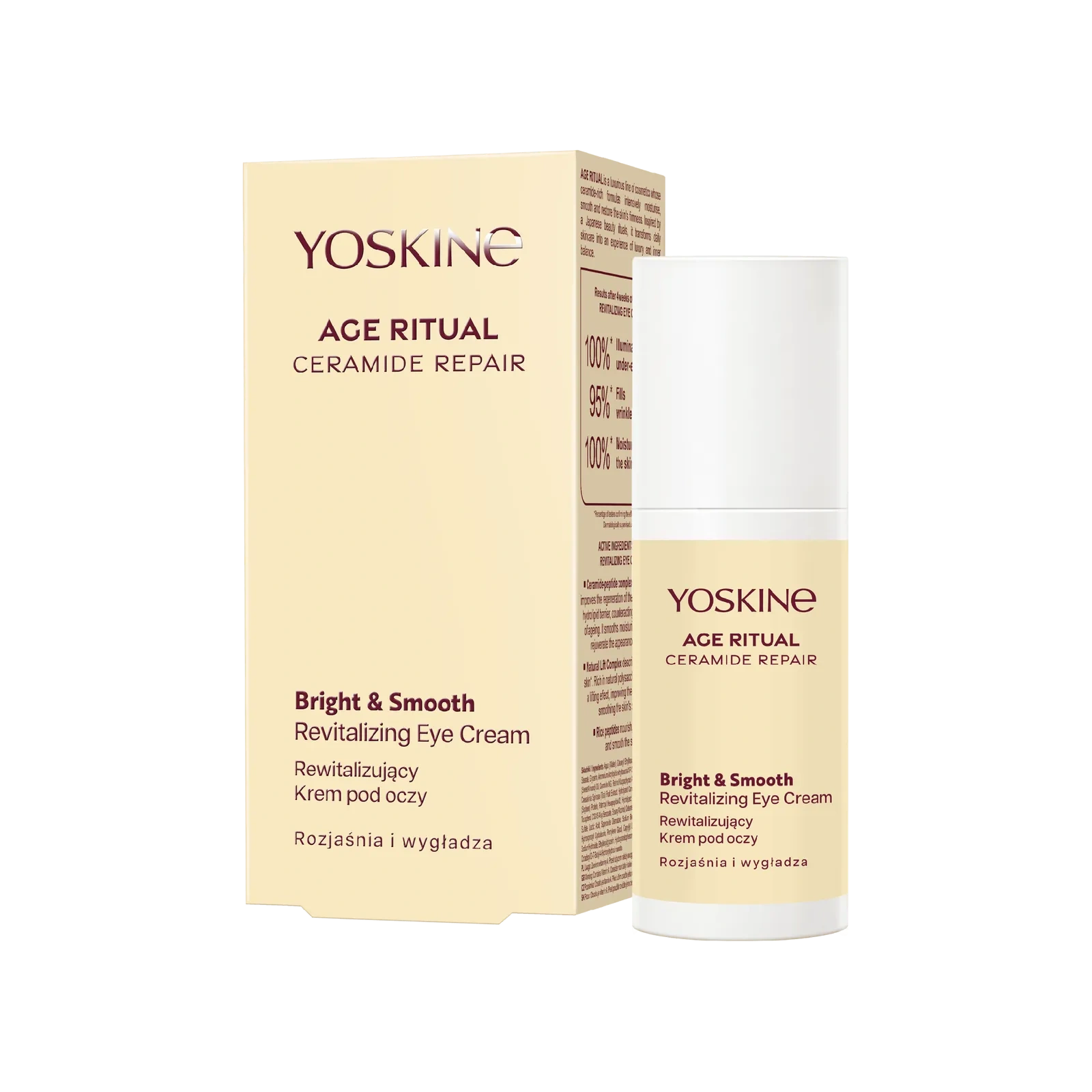 DAX Yoskine Age Ritual Ceramide Repair rewitalizujący krem pod oczy 30ml