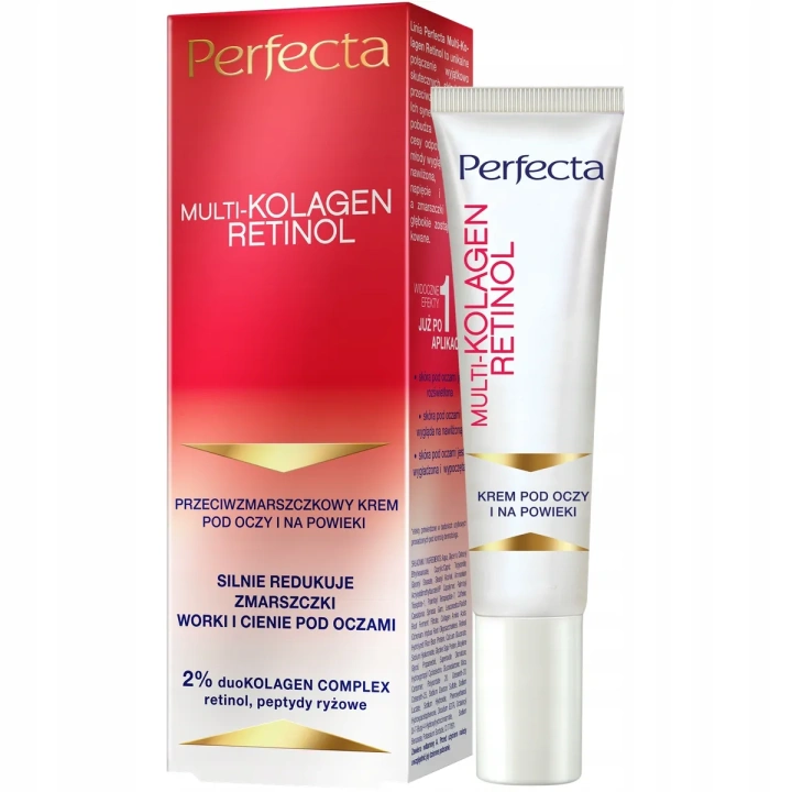 DAX Perfecta Multi-kolagen Retinol przeciwzmarszczkowy krem pod oczy i na powieki 15ml