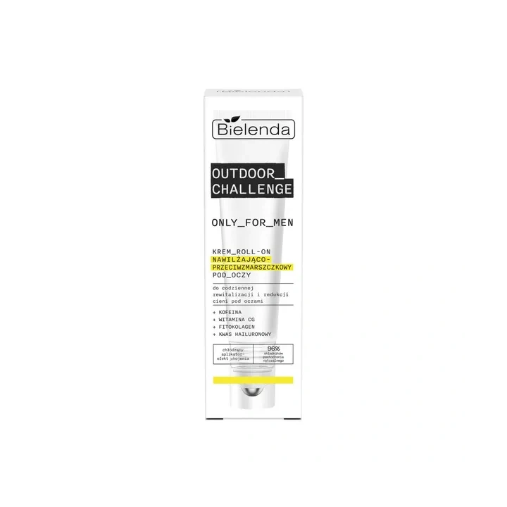 BIELENDA Outdoor Challenge Men krem roll-on pod oczy nawilżająco przeciwzmarszczkowy 15ml 