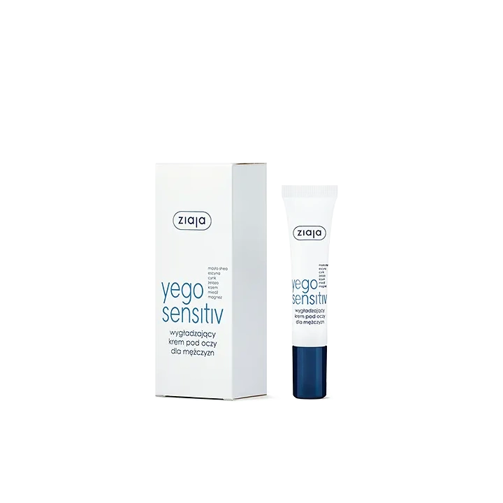 ZIAJA Yego Sensitiv wygładzający krem pod oczy dla mężczyzn 15ml