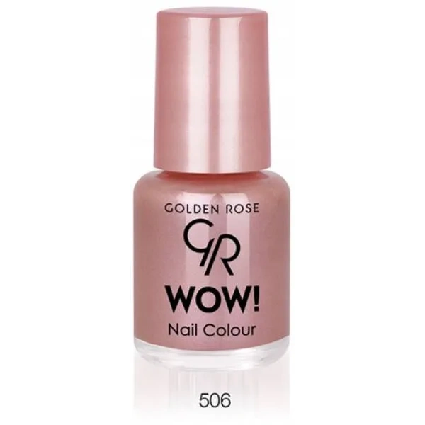 GOLDEN ROSE Wow Nail Color mini lakier do paznokci 506 perłowy 6ml