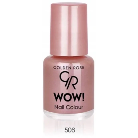 GOLDEN ROSE Wow Nail Color mini lakier do paznokci 506 perłowy 6ml