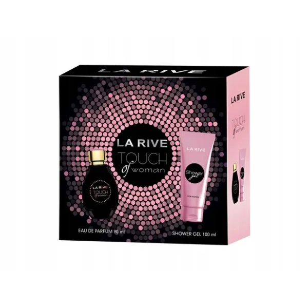 LA RIVE Woman Touch Of Woman zestaw żel pod prysznic 100ml + woda perfumowana 90ml