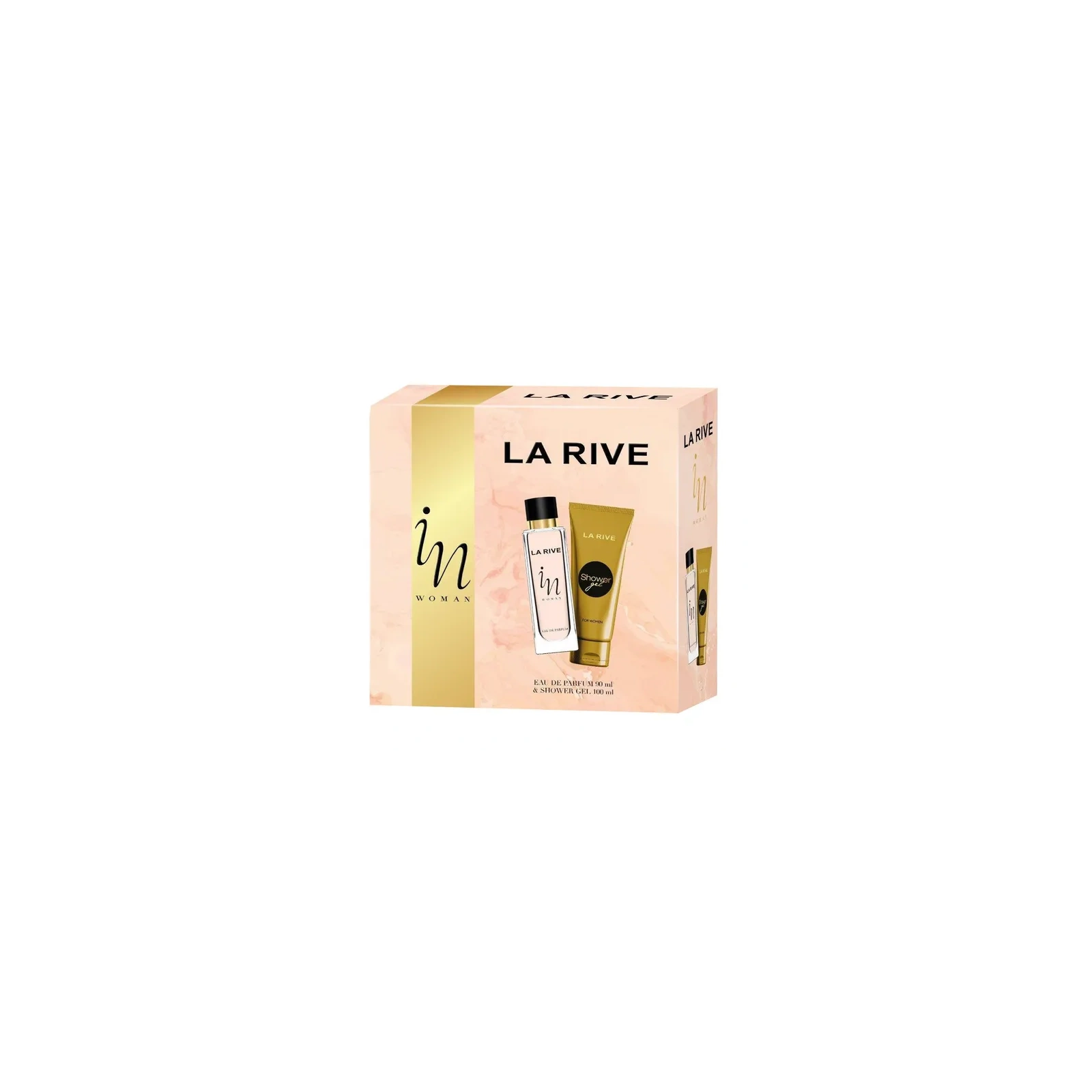 LA RIVE Woman In zestaw żel pod prysznic 100ml + woda perfumowana 90ml