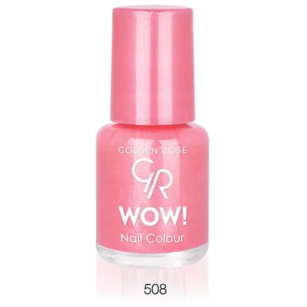 GOLDEN ROSE Wow Nail Color mini lakier do paznokci 508 perłowy 6ml