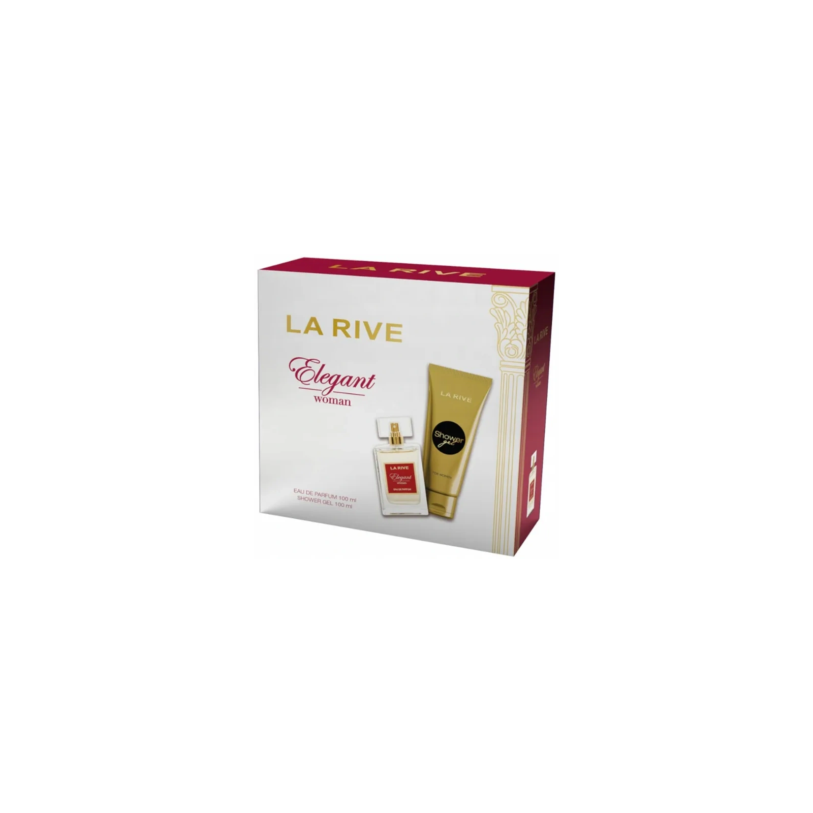 LA RIVE Woman zestaw [woda perfumowana 100ml + żel pod prysznic 100ml] Elegant