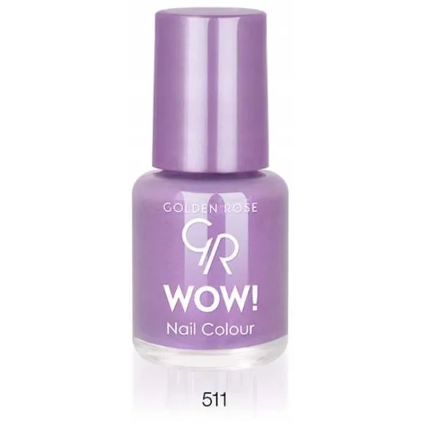 GOLDEN ROSE Wow Nail Color mini lakier do paznokci 511 perłowy 6ml