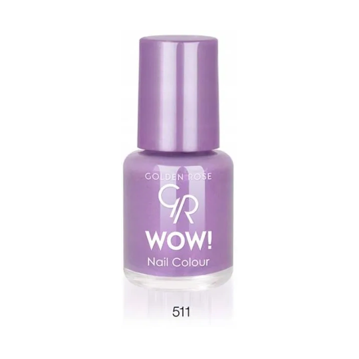 GOLDEN ROSE Wow Nail Color mini lakier do paznokci 511 perłowy 6ml