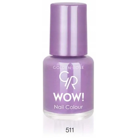 GOLDEN ROSE Wow Nail Color mini lakier do paznokci 511 perłowy 6ml