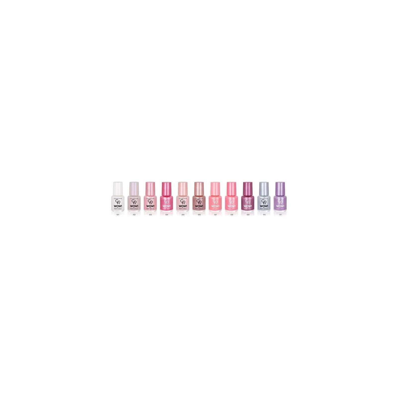 GOLDEN ROSE Wow Nail Color mini lakier do paznokci 511 perłowy 6ml